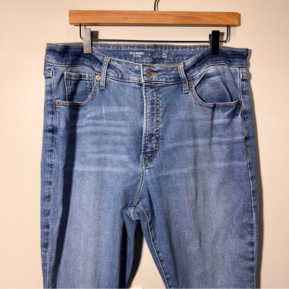 Old Navy High Rise OG Straight Denim Jeans Size 16 - Picture 3 of 9